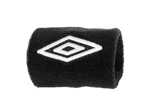 UMBRO Wristband Diamond 2-p Svart Svettband i frotte 2-pack 
